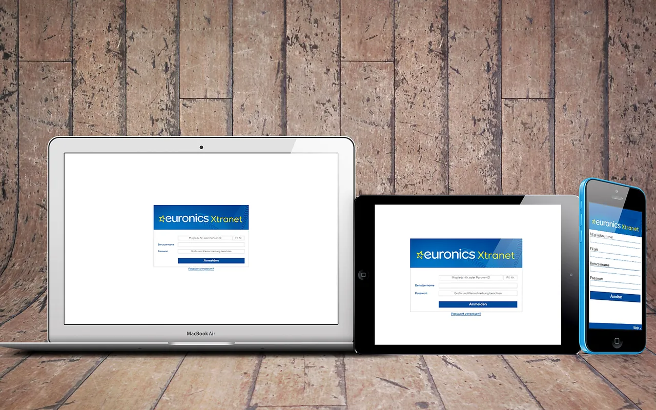 Euronics XTRAnet auf Laptop, Tablet und Smartphone